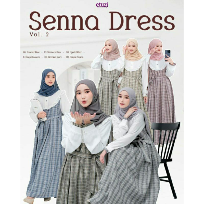 SENNA DRESS BY ETUZI ( DIPESAN DULU CHAT ADMIN )