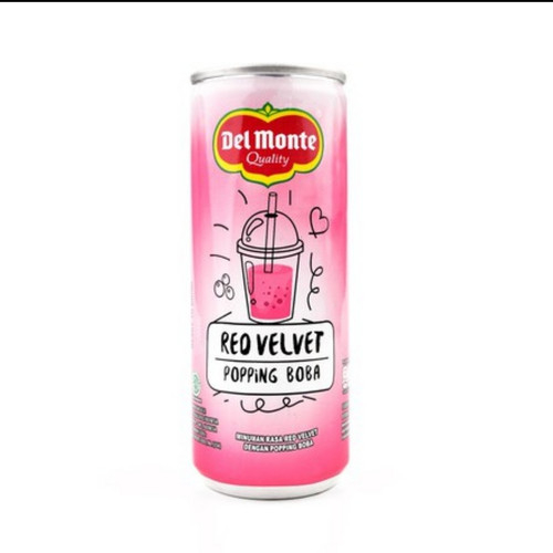 

DELMONTE RED VELVET BOBA 240ML /PCS