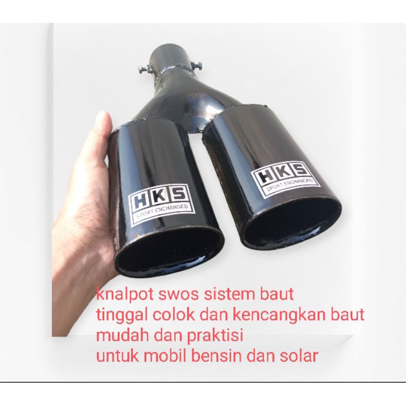 knalpot mobil knalpot swos knalpot suos cabang sistem baut untuk mobil bensin dan solar