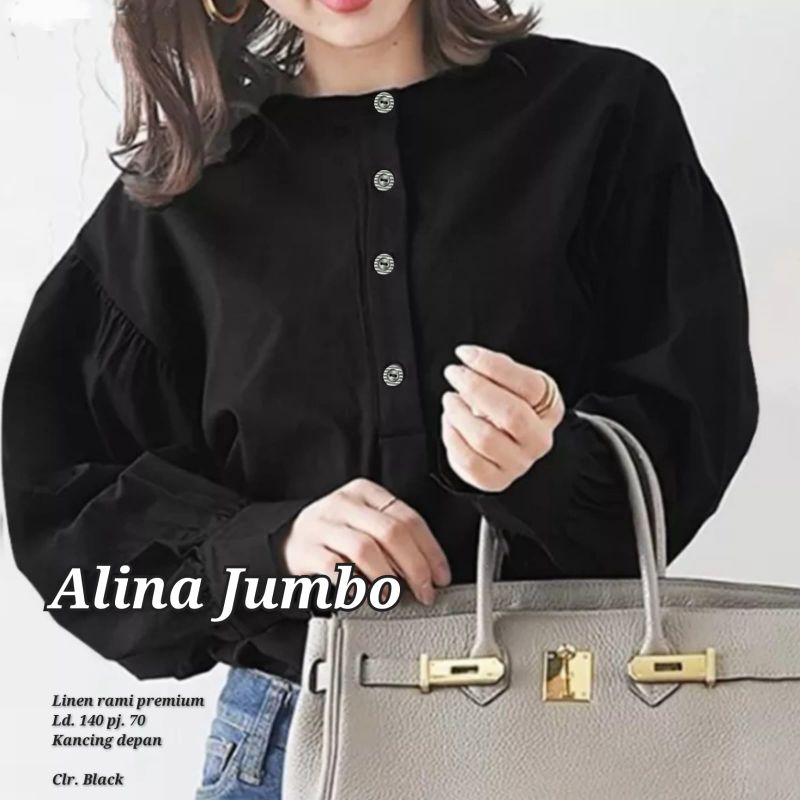 ALINA JUMBO BLOUSE WANITA TERBARU