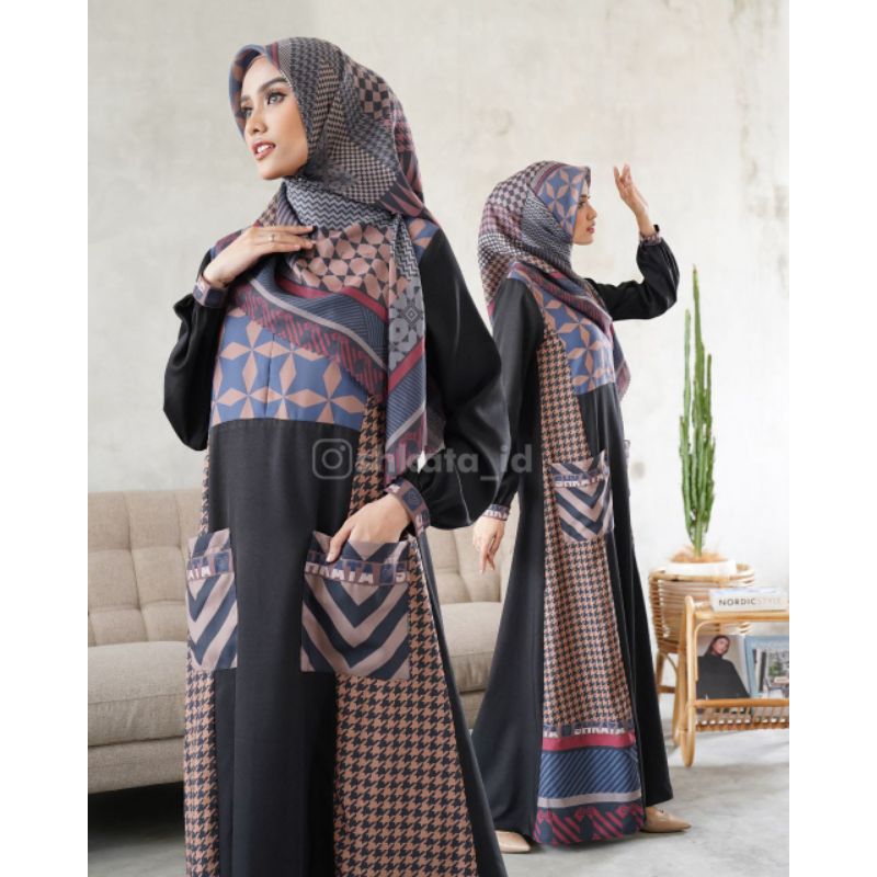 Premium Laira Gamis Kerudung by Shkata