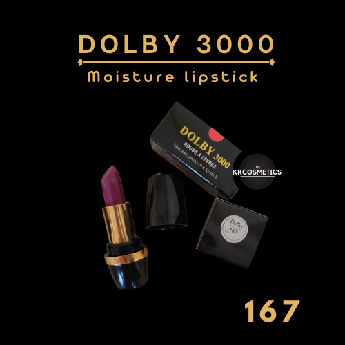 DOLBY 3000 moisture protect lipstick lipstik paket combo 2 pcs