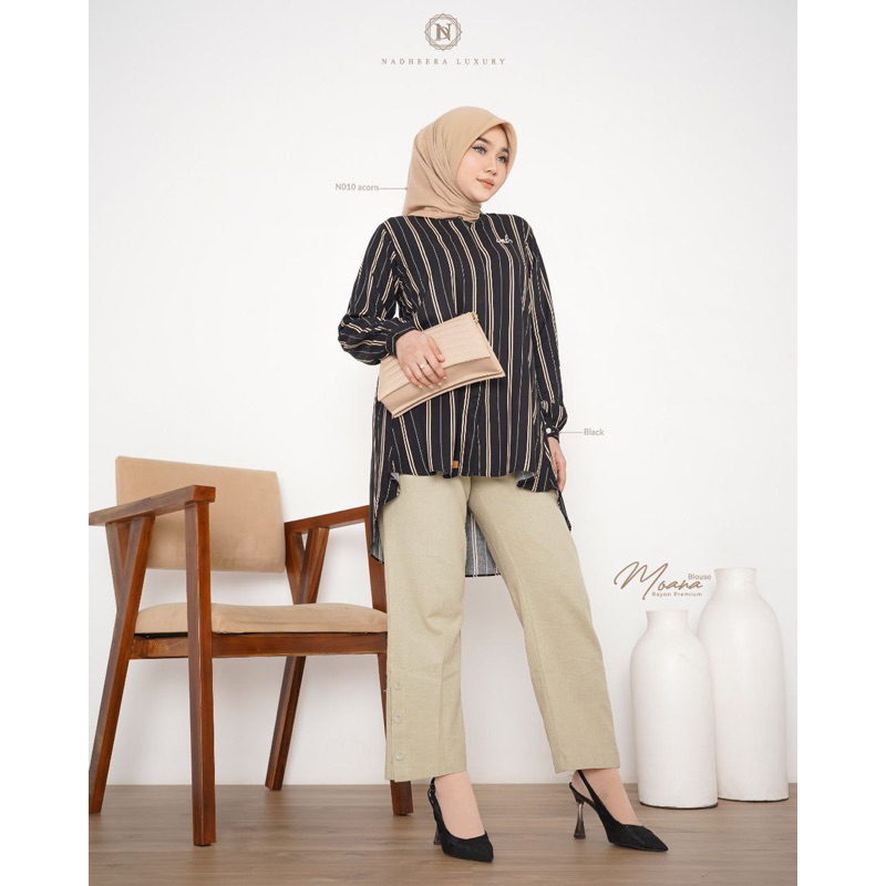 MOANA BLOUSE BY NADHEERA L BLACK
