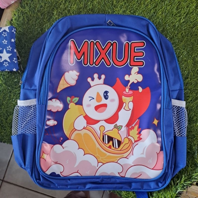 Tas Ransel anak cewe cowo model mixue printing