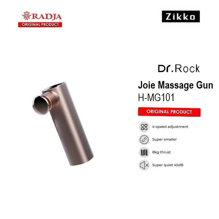 Zikko Dr. Rock Joie Body Massage Gun Skin Friendly Alat Pijat