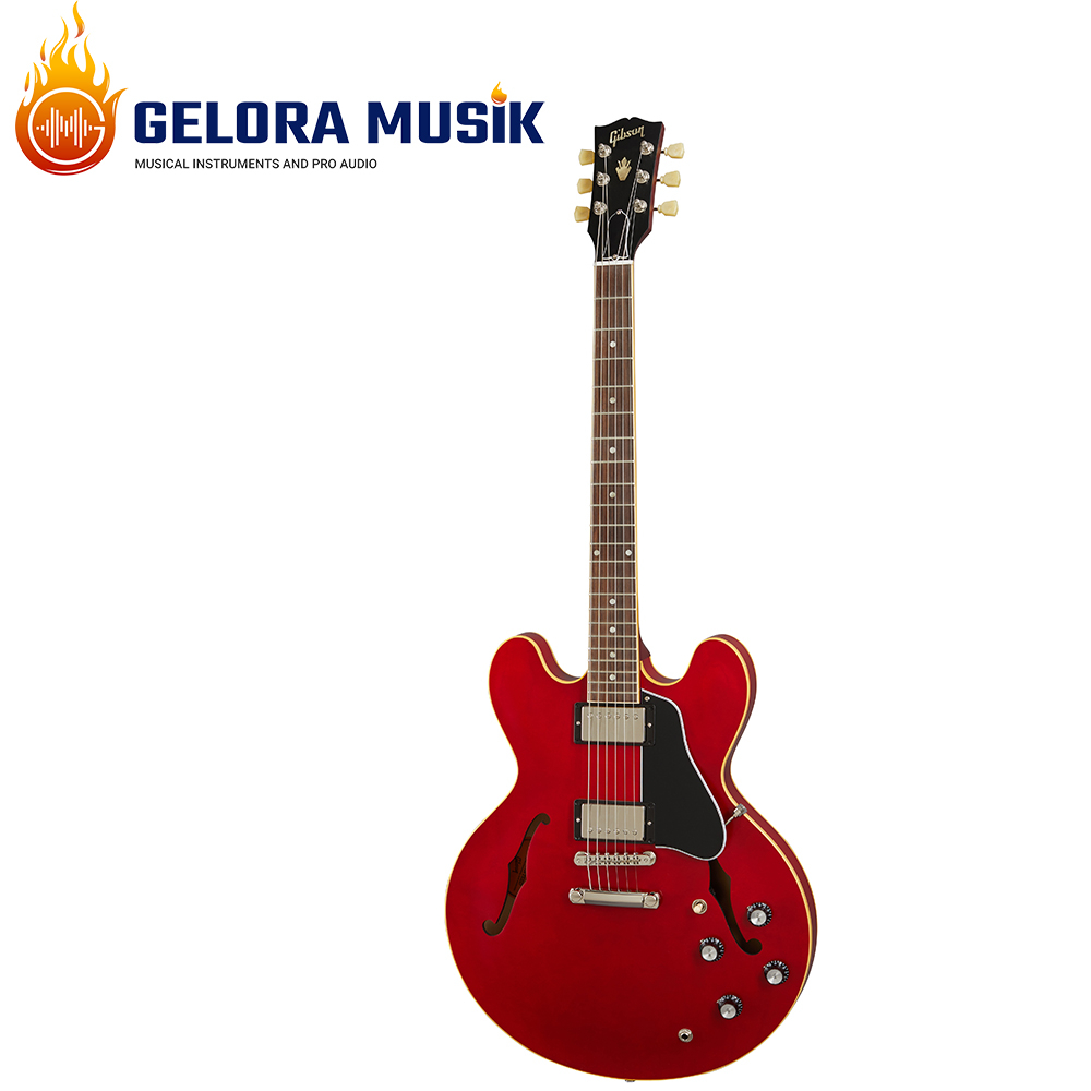 Gitar Elektrik Gibson ES-335 Satin ES35S00WCNH1Satin Cherry w/Case