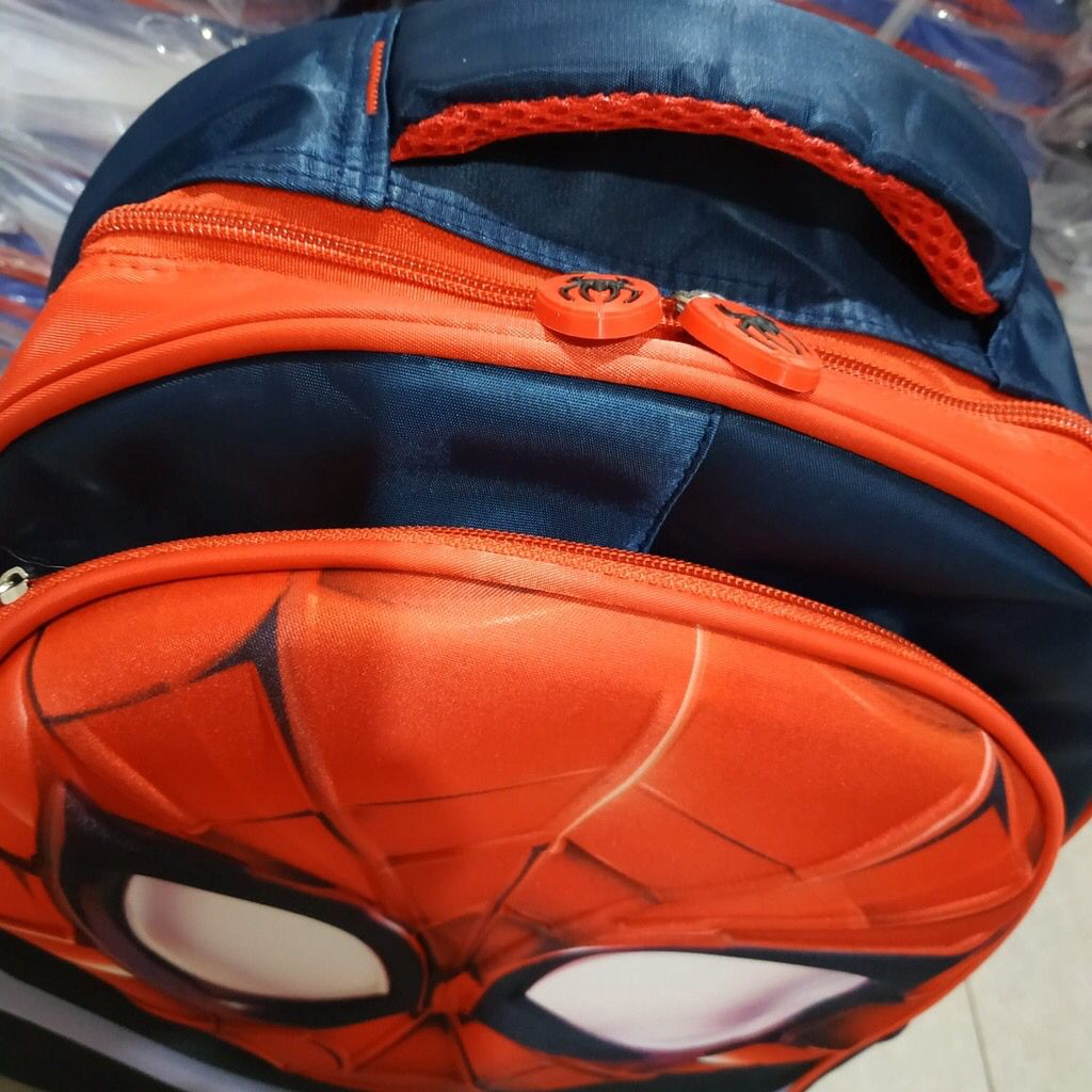 BA2203 TAS SEKOLAH ANAK SUPERHERO FROZEN 3D IMPORT RANSEL ANAK KARAKTER TAS SEKOLAH ANAK SD Kelas 1-6