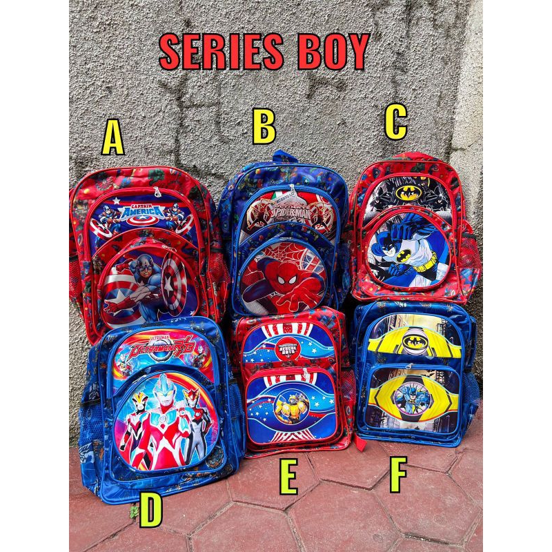 [BESAR MUAT BUKU PAKET] TAS SEKOLAH PREMIUM ANAK LAKI LAKI SD PRADA DIAMOND SCHOOL BAG BOY SERIES / TAS Ransel Anak Sekolah SD COWOK LAKI LAKI Ukuran Besar muat buku PAKET LKS dan Luas IMPORT