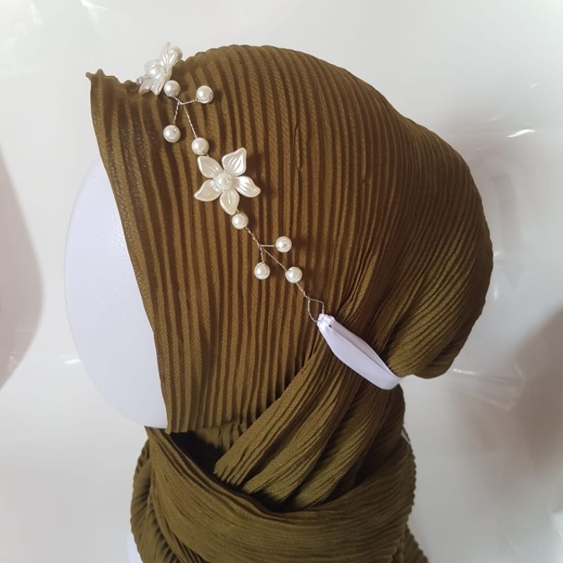 Tiara rambut I Hiasan kepala I Hairpiece I Hairvine pesta