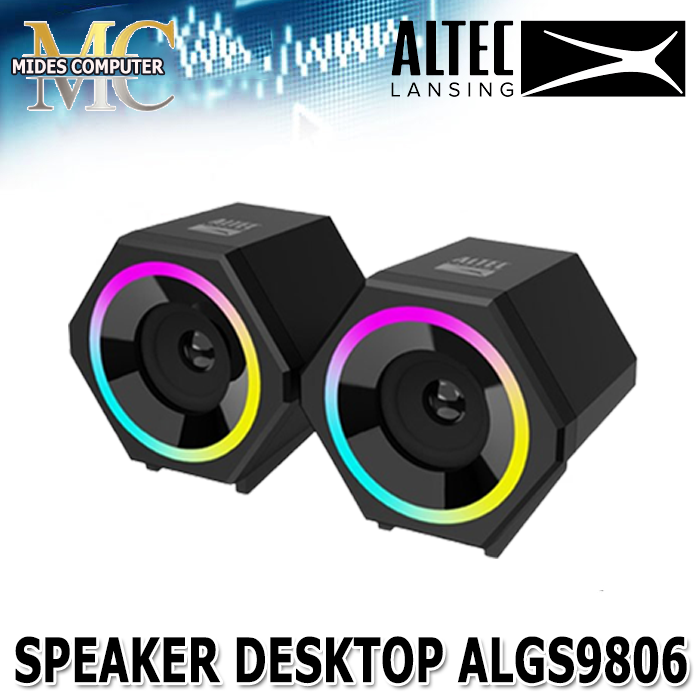 Speaker Desktop RGB ALTEC ALGS9806 2.0 CHANNEL