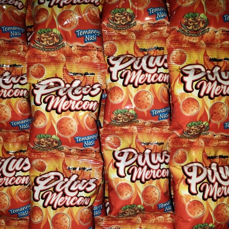 Pilus Mercon Snack 2 Renceng isi 20 pcs