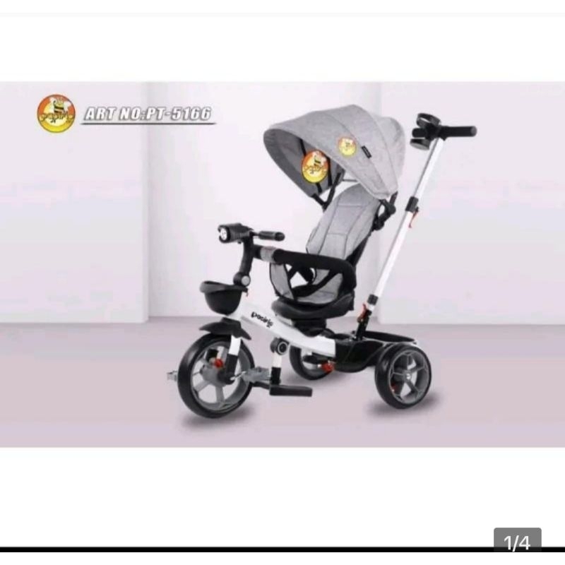 DIJAMIN ORI SEPEDA roda tiga anak tricycle pasific pacific 5166 / PT 5166