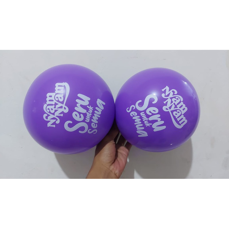 Balon sablon Balon Printing murah balon logo balon sablon Latex minimal order 100 Pcs