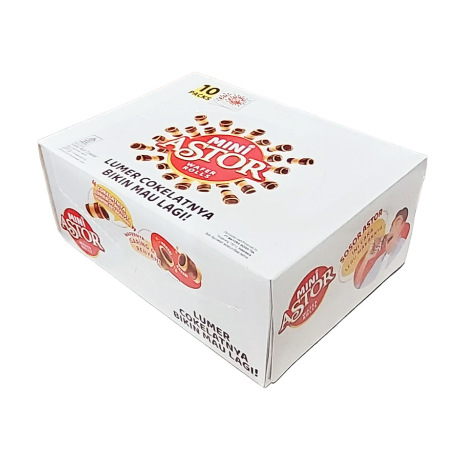 

Wafer rolls mini Astor 10x20gr cemilan enak dan murah