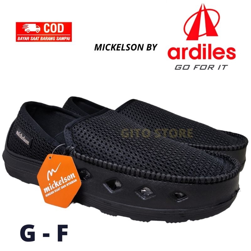 Ardiles sepatu kasual pria slip on  original ardiles/sepatu karet pria anti air