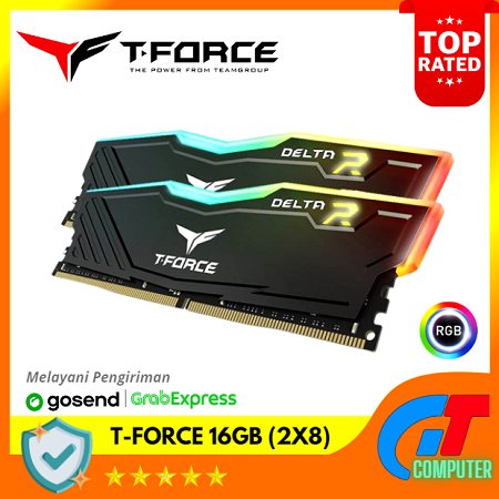 TEAM T-Force Delta RGB (2x8 pc 3200 ) 16GB DDR4 kit 3200MHz