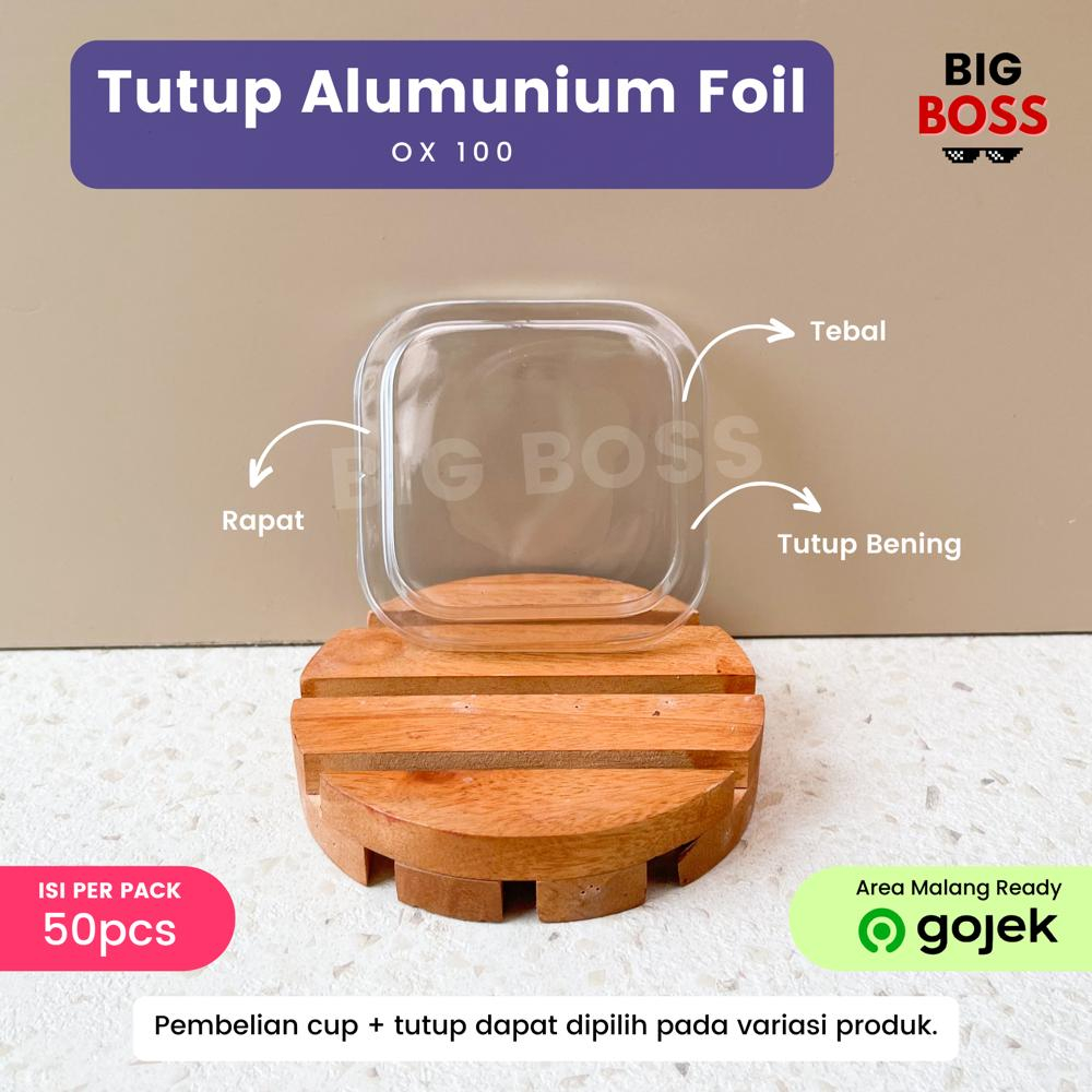 Aluminium Foil Tray OX-100 + Tutup Cup Macaroni Schotel / Pastel Tutup / Pasta Lasagna Mentai / Baked 110ml