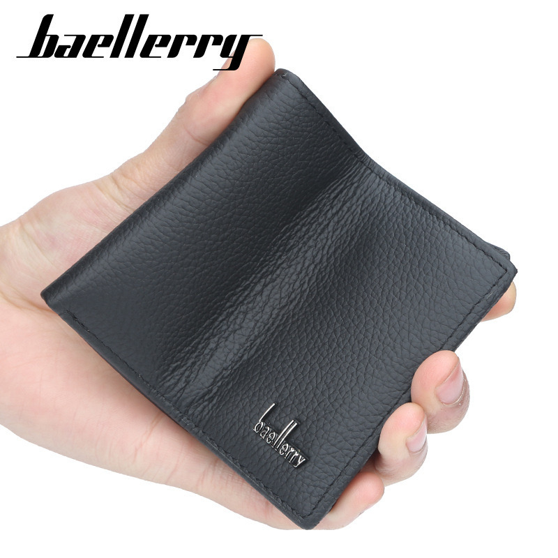 ORIGINAL BAELLERRY DOMPET TEBAL UANG PRIA KULIT ASLI DENGAN TEMPAT KOIN