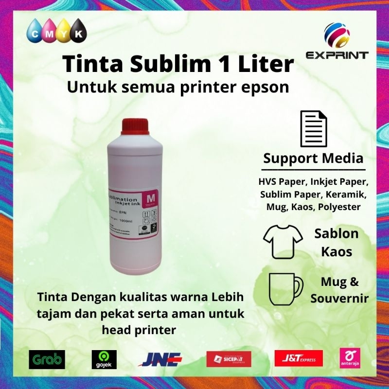 Tinta Sublim 1 liter