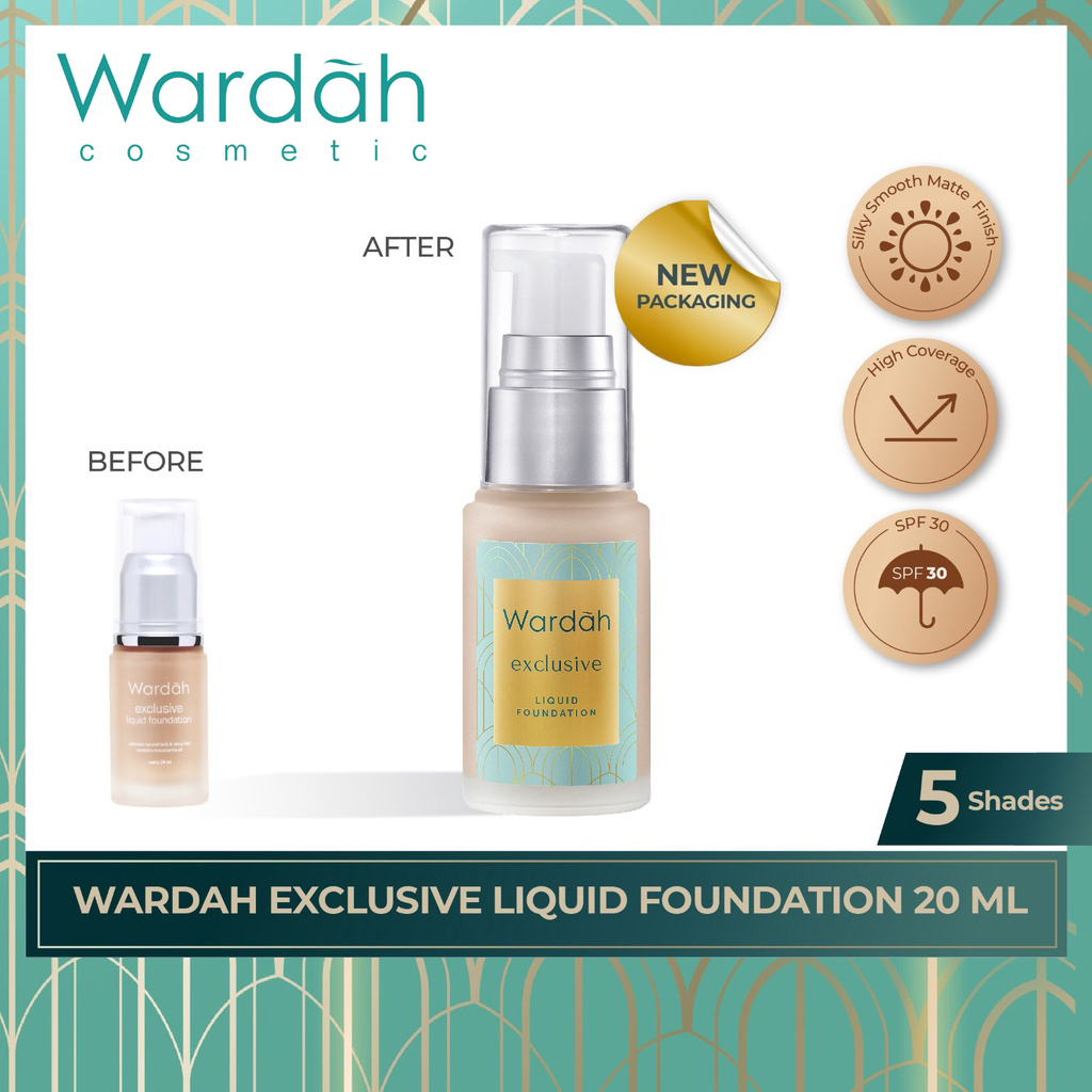 Wardah Exclusive Liquid Foundation - 20ml