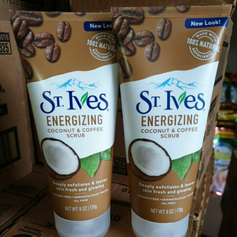 ST.IVES energizing cococut &amp; coffe FACE SCRUB 170ML