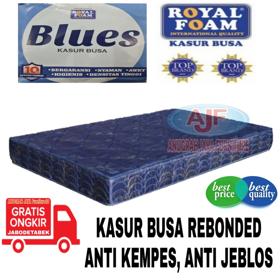 ( free ongkir ) Kasur Orthopedic Royal Foam Merk Blues Kasur Busa Rebonded HighDensity