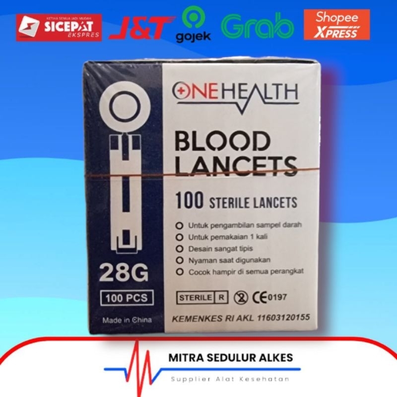 Blood Lancet Onehealth 28G