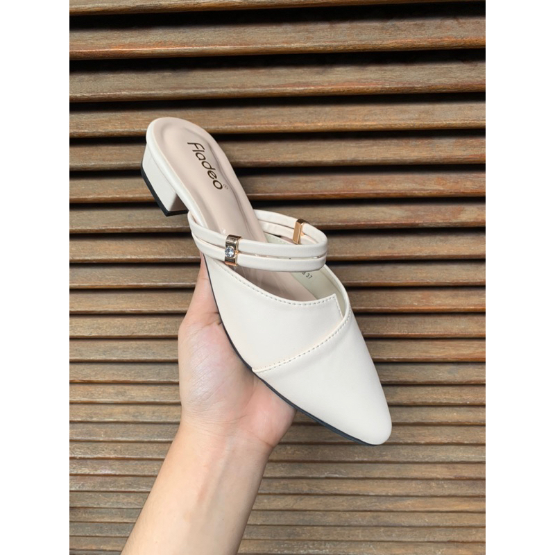 Sandal Fladeo Wanita Mules Heels 3 cm  ( TALI 2 )
