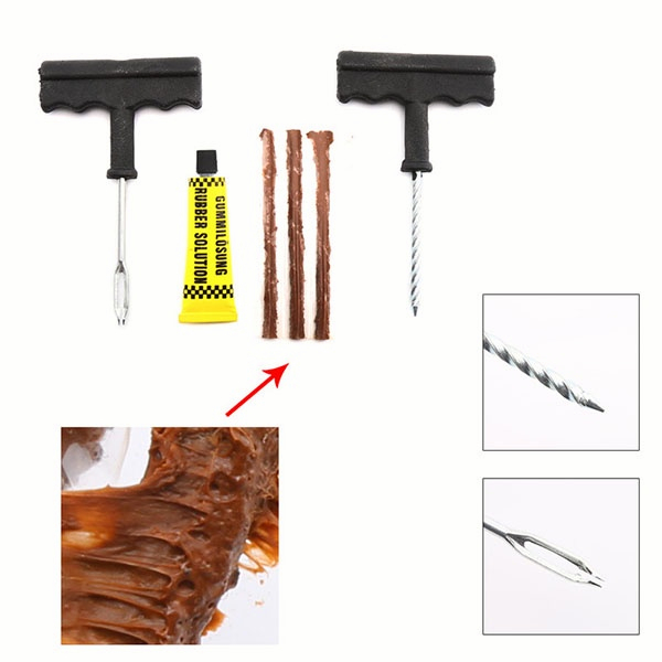 YUN Mall Repair kit Tambal Ban Mobil Sepeda Motor Tubeless Tire