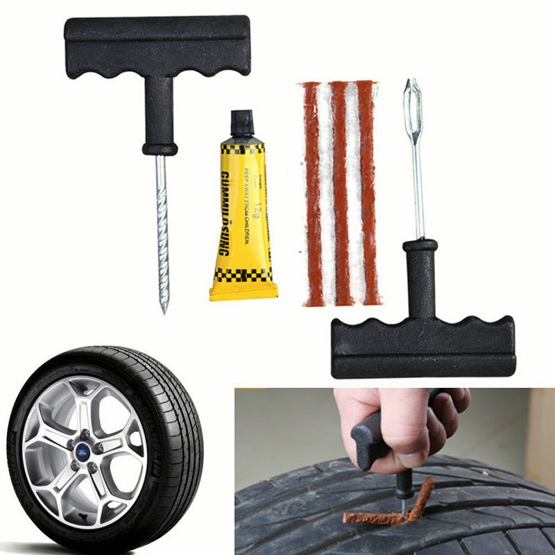 YUN Mall Repair kit Tambal Ban Mobil Sepeda Motor Tubeless Tire