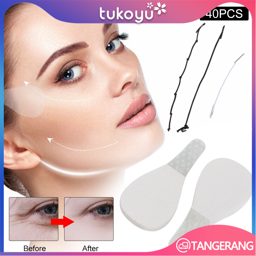 Face Lift Stickers/Stiker Wajah Instan Invisible/Stiker Penirus Pipi Wajah/Stiker Wajah Anti Kerut