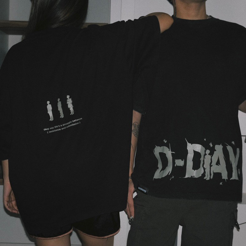 D-DAY OVERSIZED T-SHIRT (READY STOCK) - BOWWOWOFFICIAL