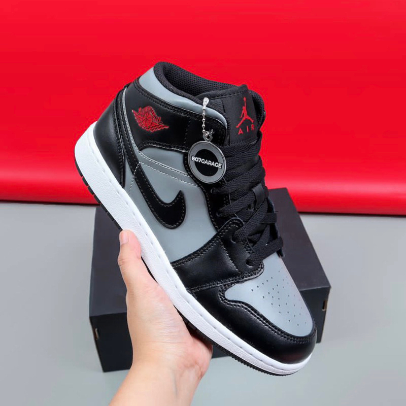 Air Jordan 1 Mid Shadow Red GS Women