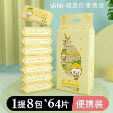 Tisu Basah Mini Tisu Travel { satuan} Wet Wipes