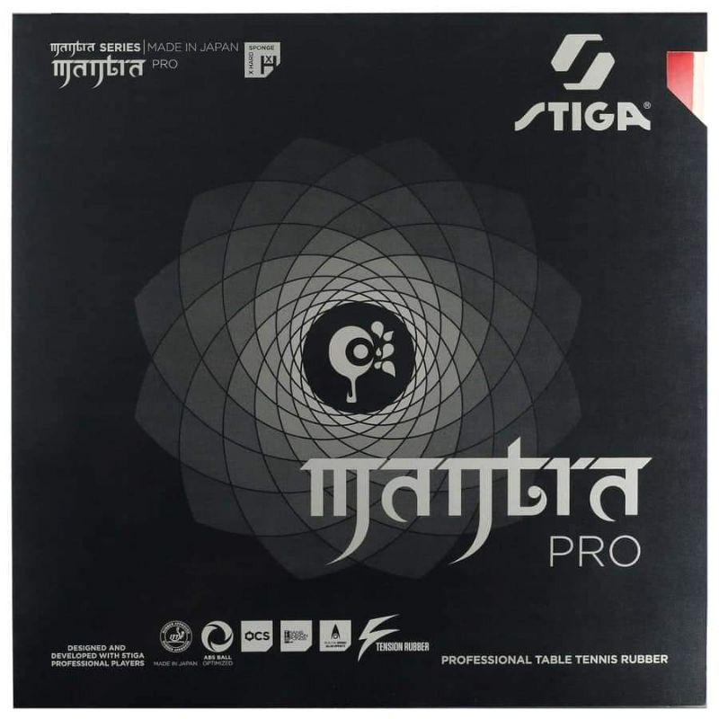 ORIGINAL STIGA MANTRA PRO XH Karet Rubber Bat Bet Ping Pong Tenis Meja BARU Dan SEGEL
