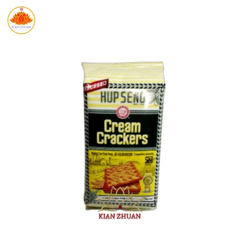 Hup Seng Crackers Cream / Sugar 125gr