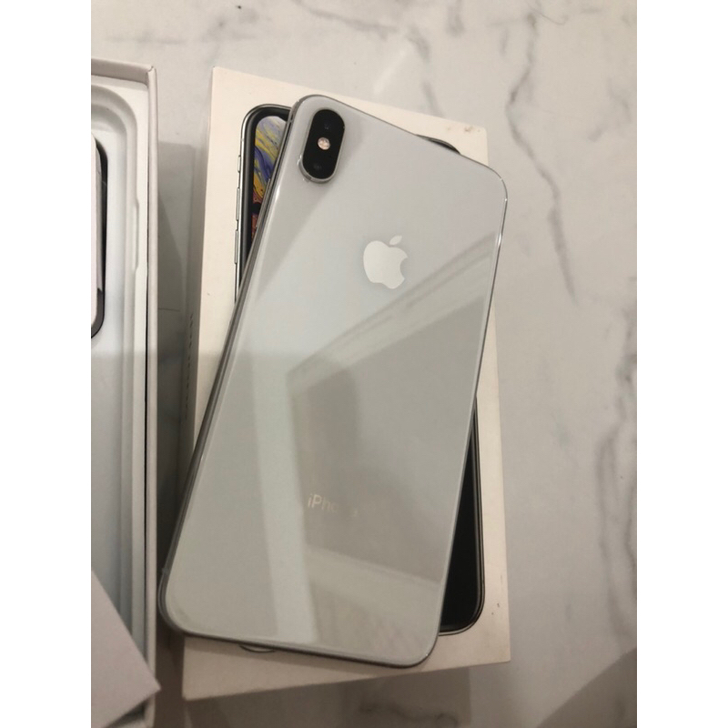 iphone XS Max 512GB second Silver terdaftar permanen