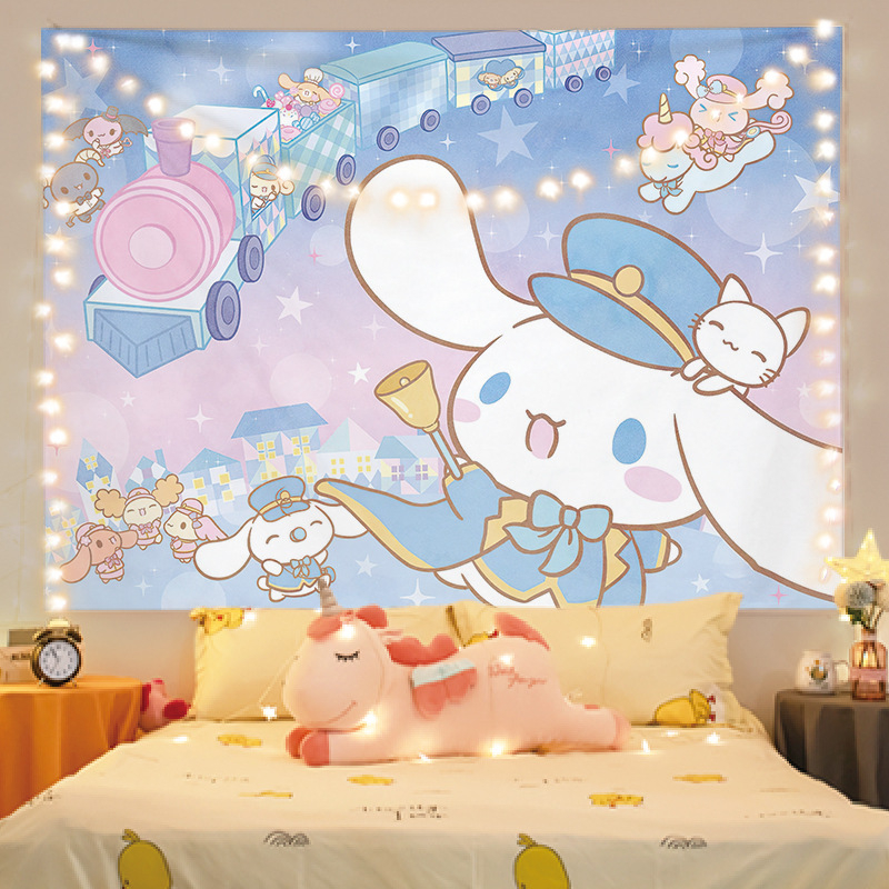 POSTER KAIN WALLPAPER KAIN HIASAN BACKGROUND DINDING MOTIF SARIO CINNAMOROL MY MELODY KARTUN ANIME NARUTO DEKORASI RUMAH RUMAH RUANG TIDUR ANAK ANAK PREMPUAN CEWEK COWOK KADO ULTAH ULANG TAHUN UNIK KEKINIAN