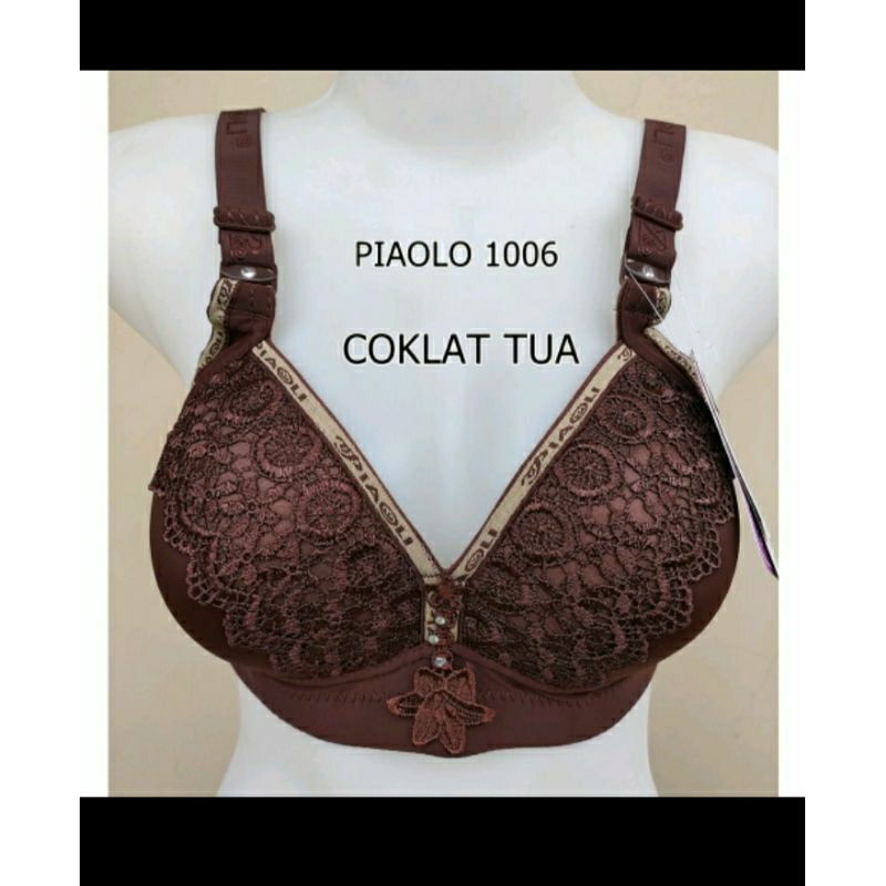 Bra Wanita Busa Brukat Bh Wanita Motif Renda Tanpa Kawat Bahan Halus