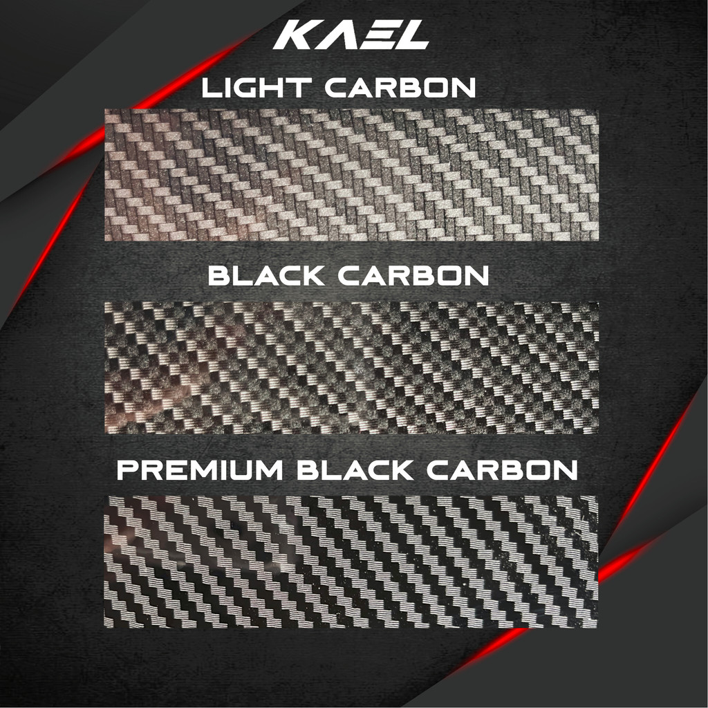 Cover Knalpot Honda Beat Karbu 2008-2012 Old-Lama Carbon-Karbon-Hitam Polos Tutup-Tameng-Pelindung Kenalpot-Muffler-Exhaust