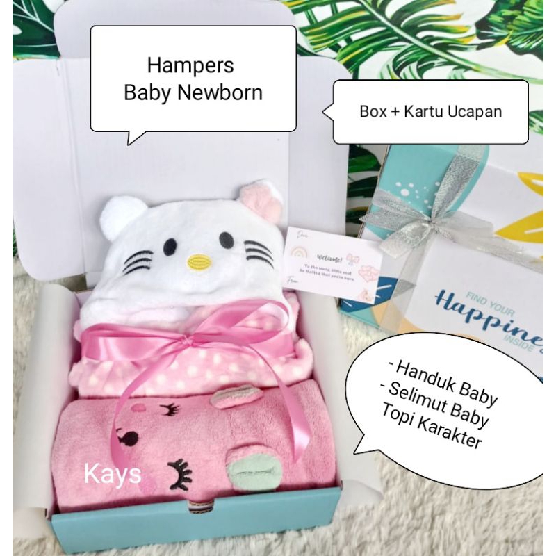 Hampers Bayi Kado Hadiah Bayi Newborn Selimut Handuk