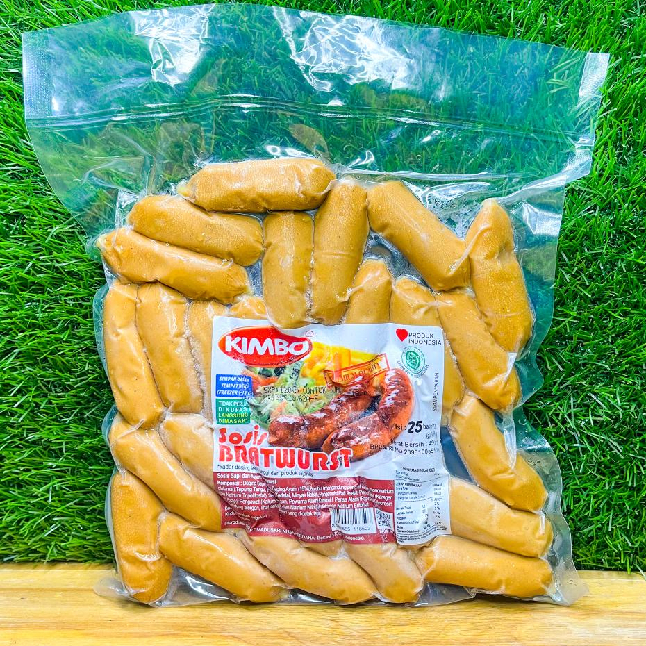 

Sosis Kimbo Coctail Bratwurst isi 25