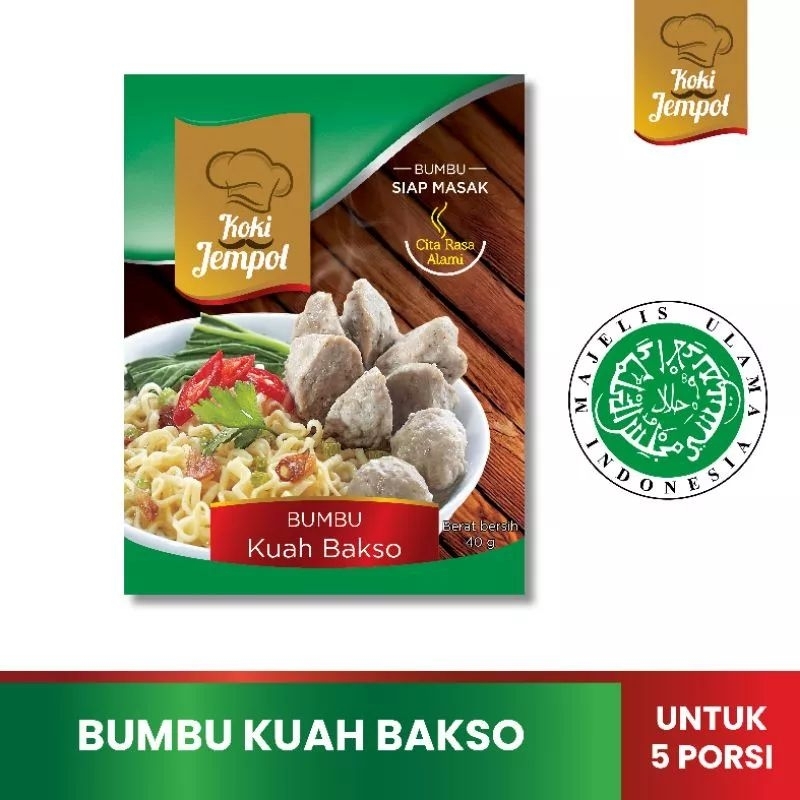 

koki jempol bumbu kuah bakso 40 gram (5 porsi)