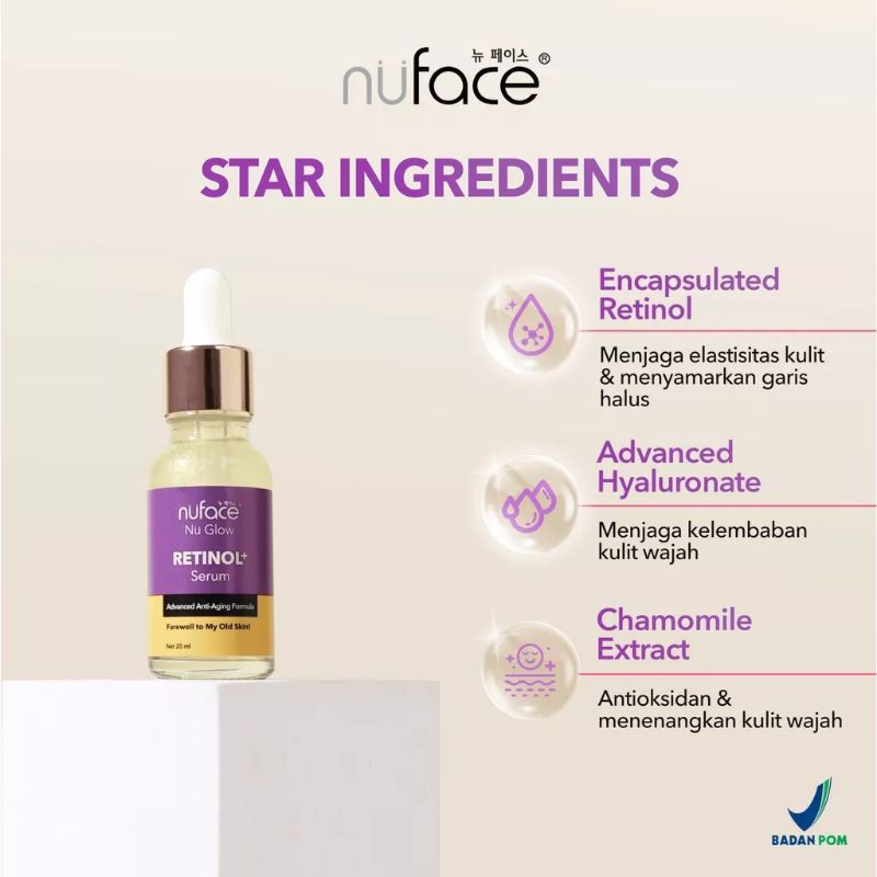Nuface Nu Glow Retinol+ Serum