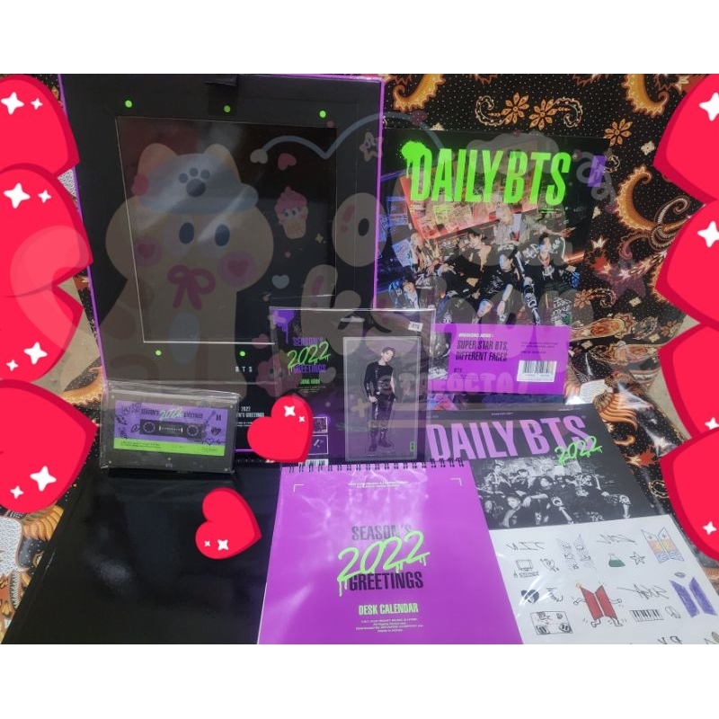 Ready Season's greetings 2021 fullset (unsealed), season's greetings 2022 only