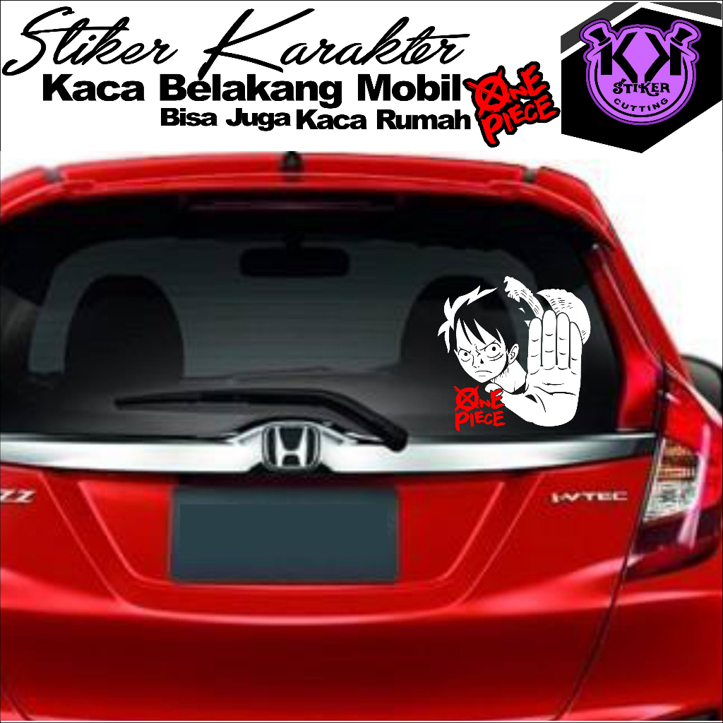 STIKER ONE PIECE/SC.051/STIKER KACA MOBIL/STIKER KARAKTER/STIKER KACA/CATING STIKER KACA/STIKER MENY