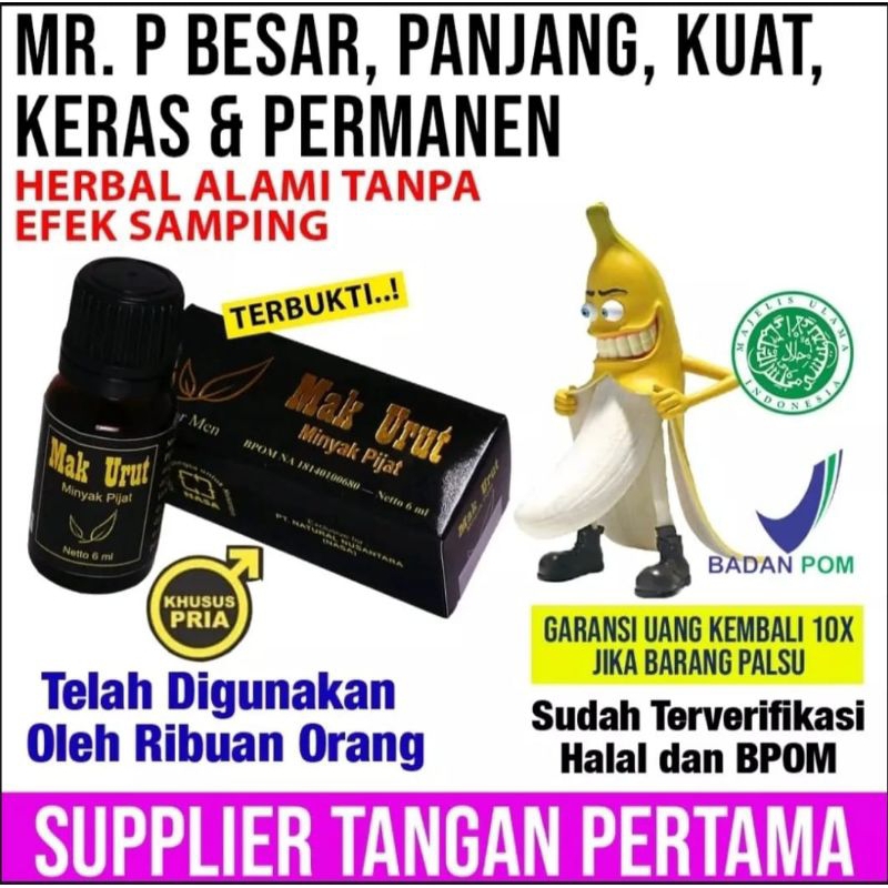 B2- MAK URUT NASA ORIGINAL PEMBESAR KELAMIN PENIS COWOK KUAT PRIA SEX OLES HERBAL