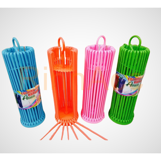 Folding Hanger 30 Stick / Gantungan Baju / Jemuran Popok Bayi