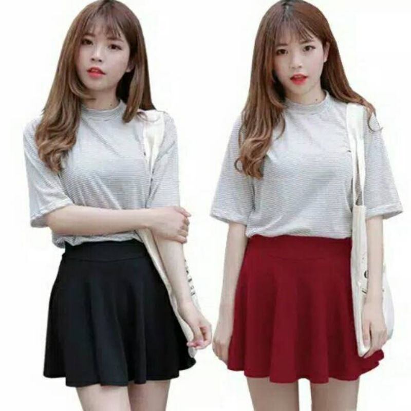 ROK MINI KOREAN SCUBA HARGA SELLER ROK SENAM ROK JOGING ROK DANCE ROK MAYUNG
