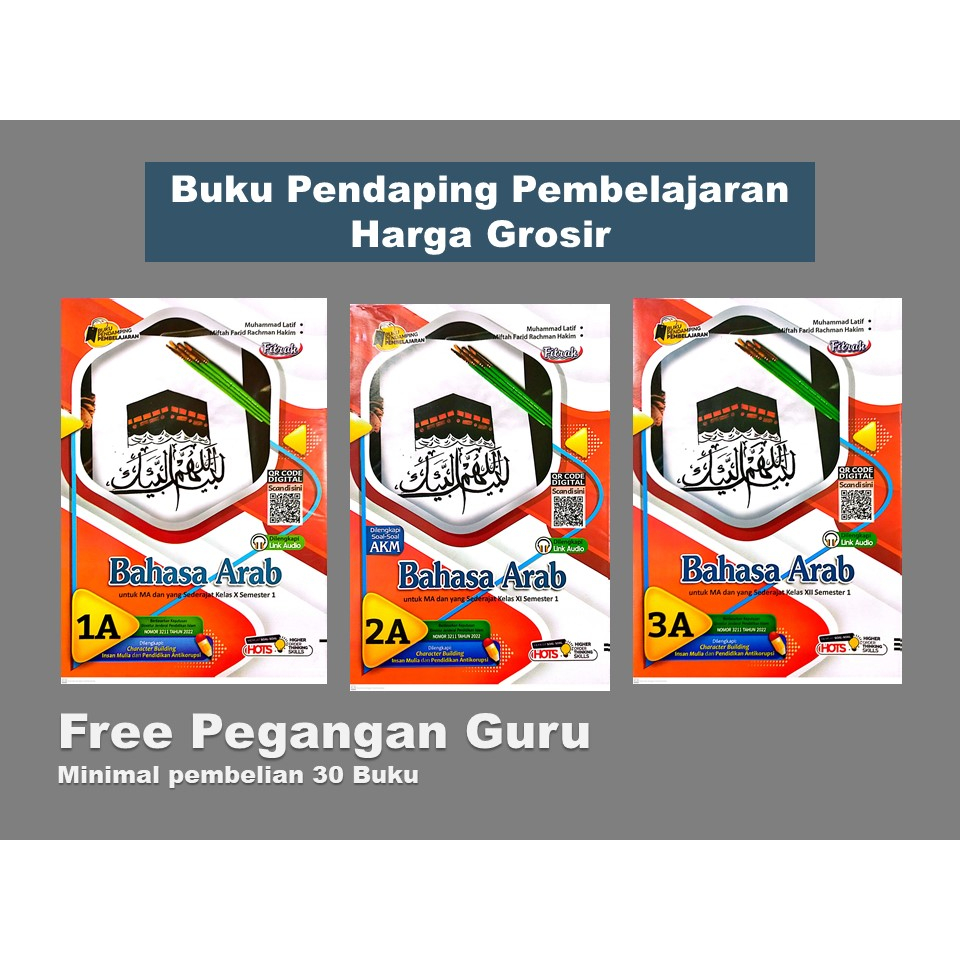 

GROSIR Buku Bahasa Arab MA Kelas X, XI dan XII (10, 11 dan 12) Fitrah Penerbit CV Putra Nugraha